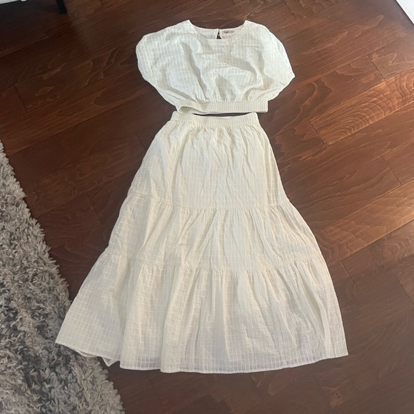 Faherty “Cala” windowpane two piece set - Picture 3 of 5